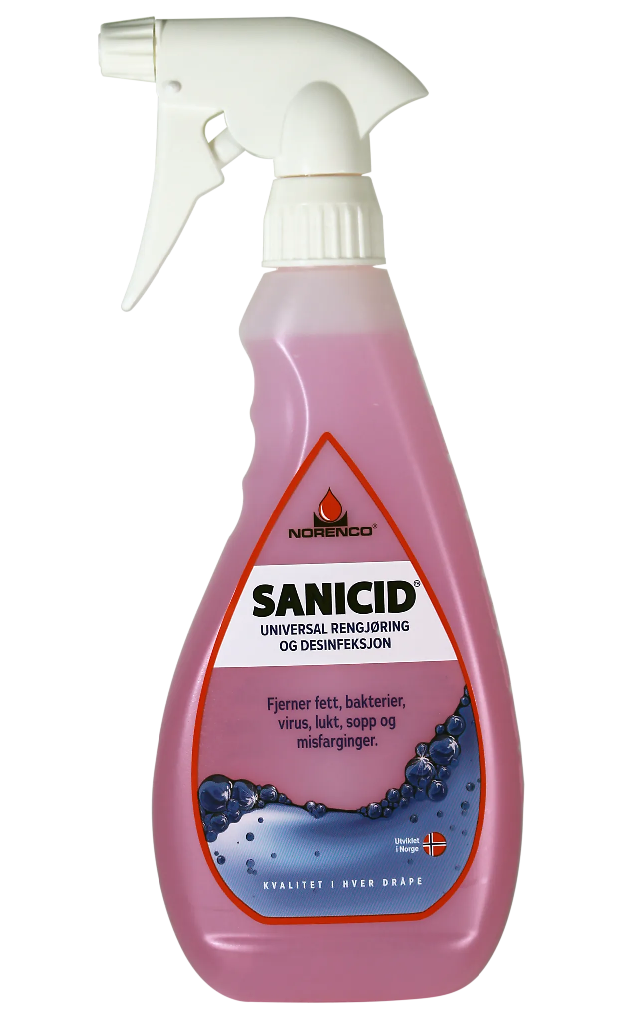 Desinfeksjon bad 0,5l sanicidsps ferdigblandet til bad & dusj spray Desinfeksjon bad 0,5l sanicidsps ferdigblandet til bad & dusj spray