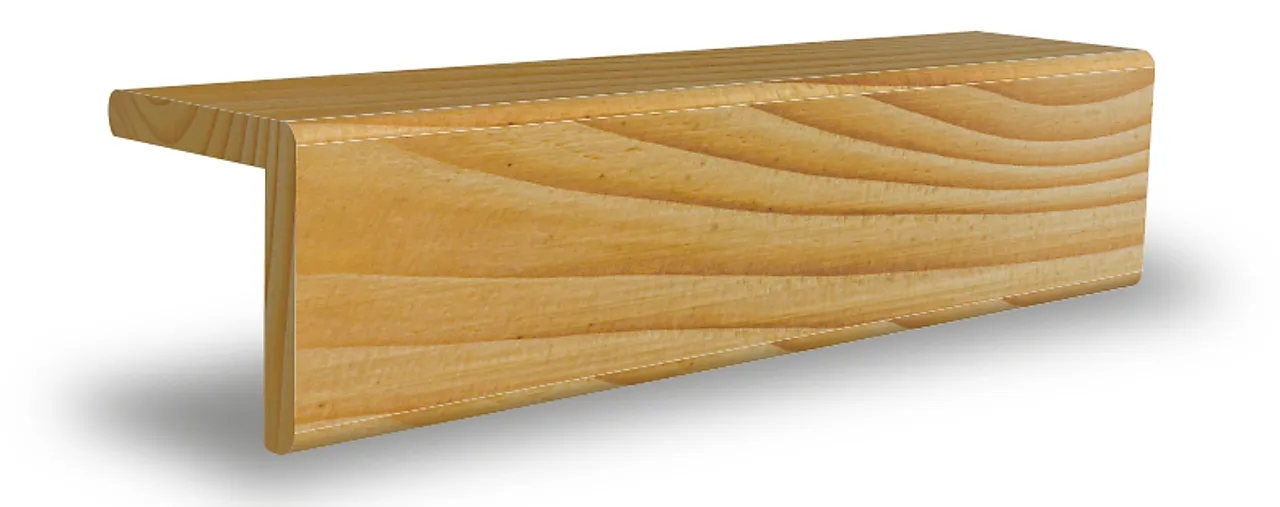Vinkellist 43x43x2700 mm ubehandlet furu null - null - 2 - Miniatyr