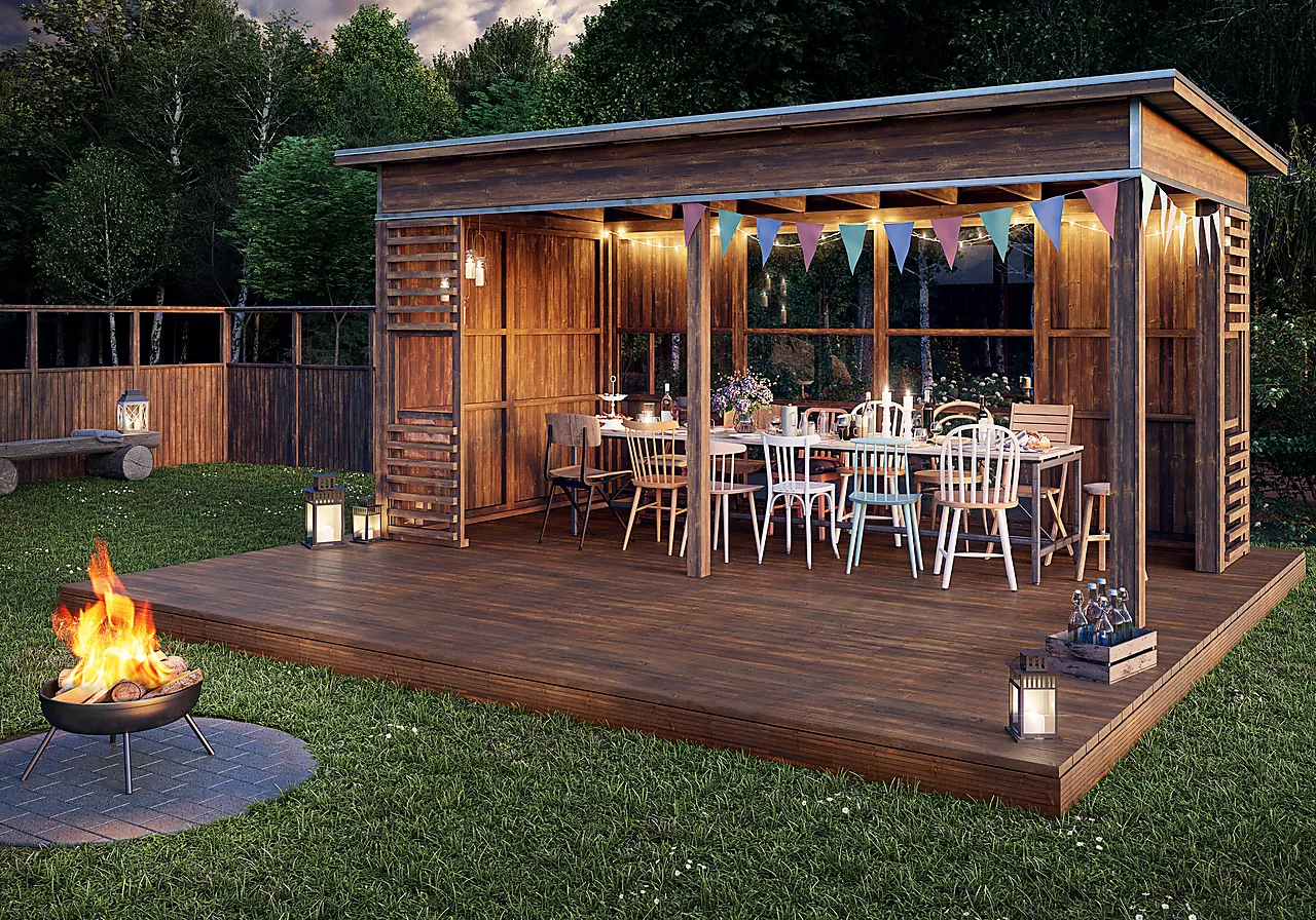 Hagestue brun royal modell 1805 null - null - 2 - Miniatyr