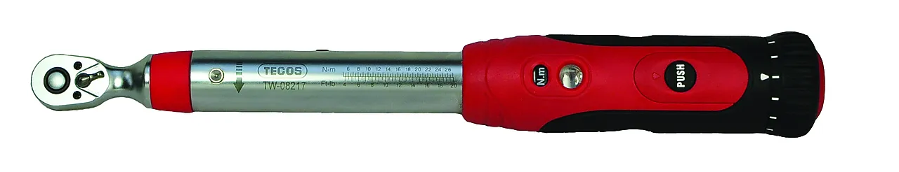 Momentnøkkel 5-25NM 1/4" tecos TW-08217