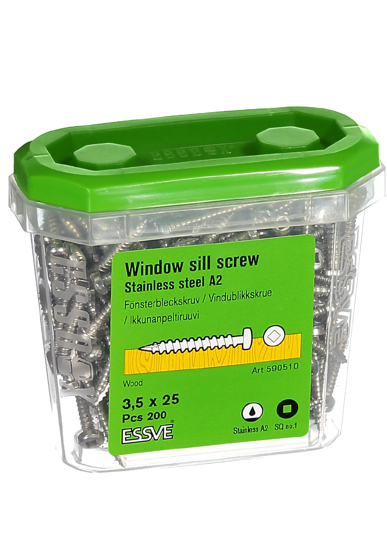 Blikkskrue rustfri 3,5 x 25 mm 200 stk null - null - 2 - Miniatyr