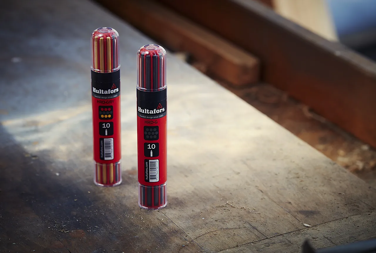 Hultafors refill merkeblyant rød med10 stifter null - null - 2 - Miniatyr