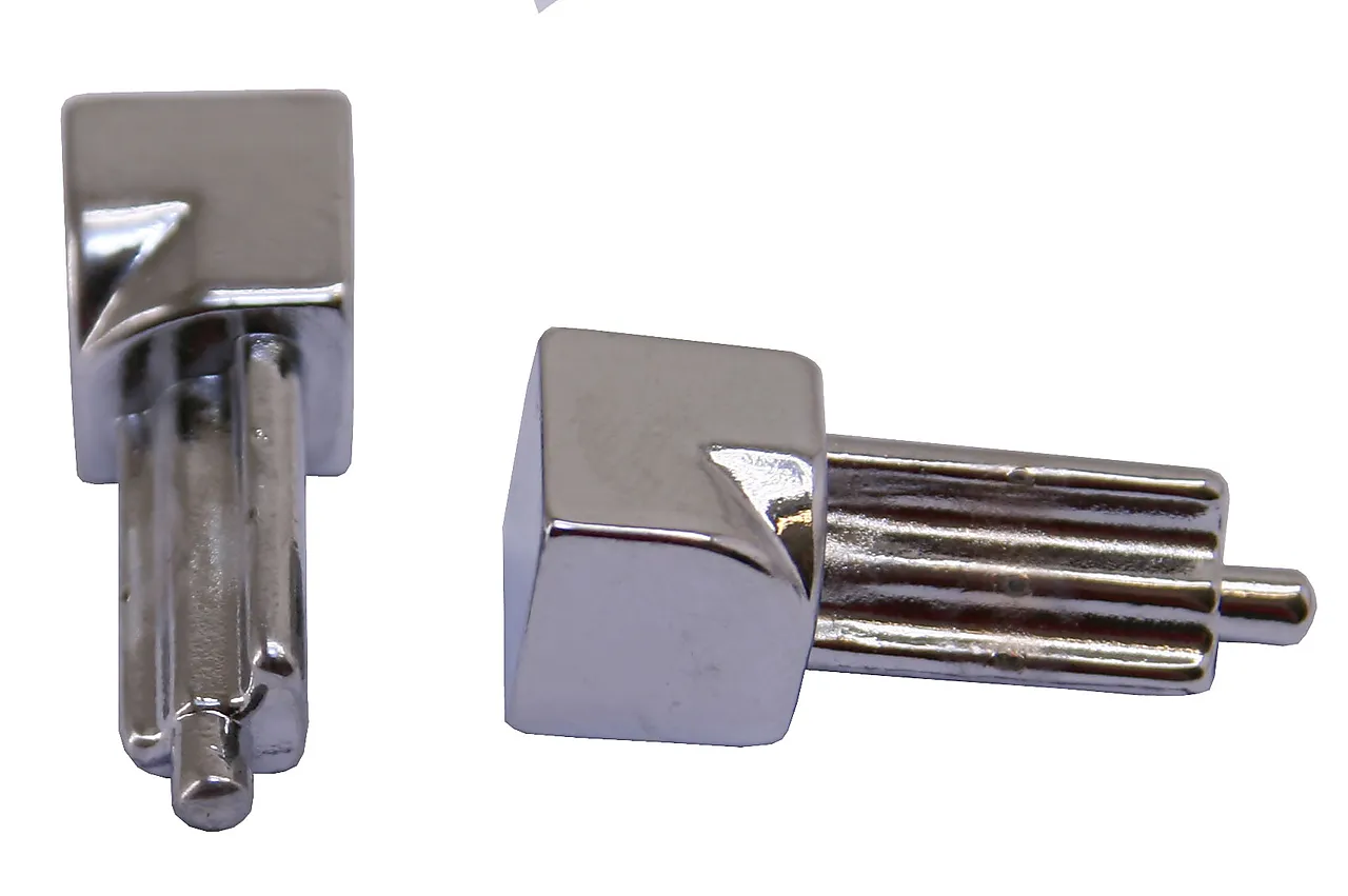 Hjørne innvendig polert alu 12,5mm pakke a 2 stk Hjørne innvendig polert alu 12,5mm pakke a 2 stk