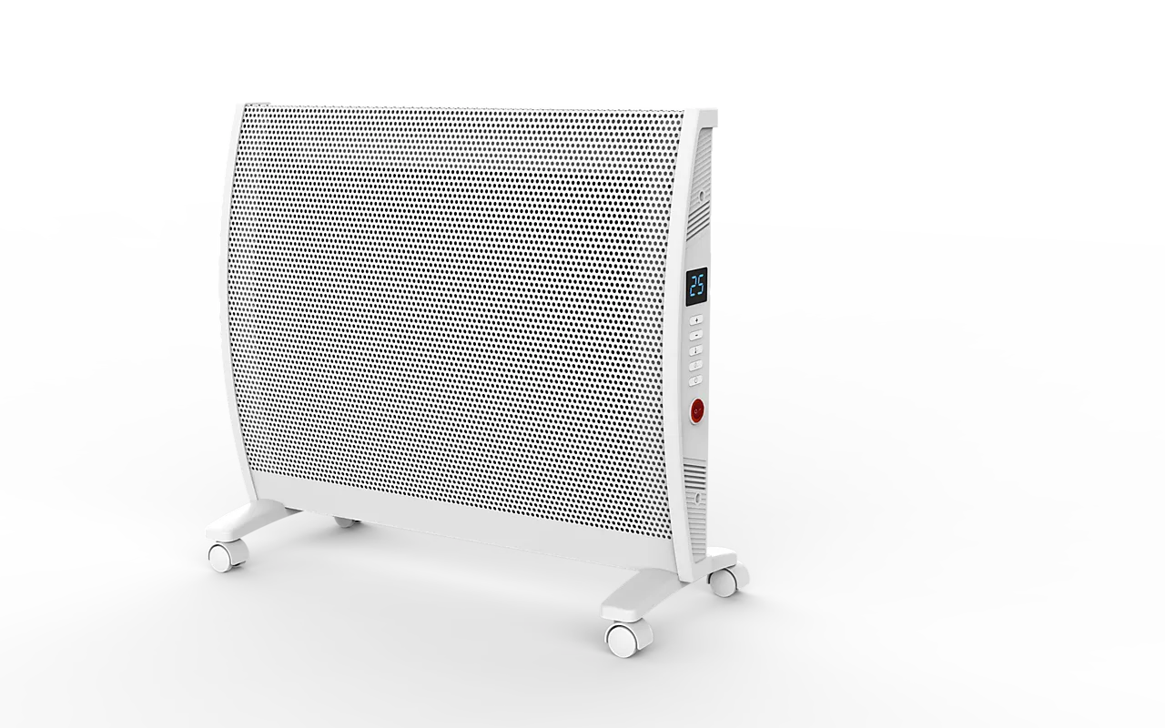 BOOSTER 2000W hvit varmeovn frittstående null - null - 2 - Miniatyr