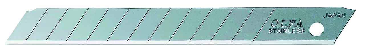 Knivblad asb10 9 mm hylstre med 10 stk olfa