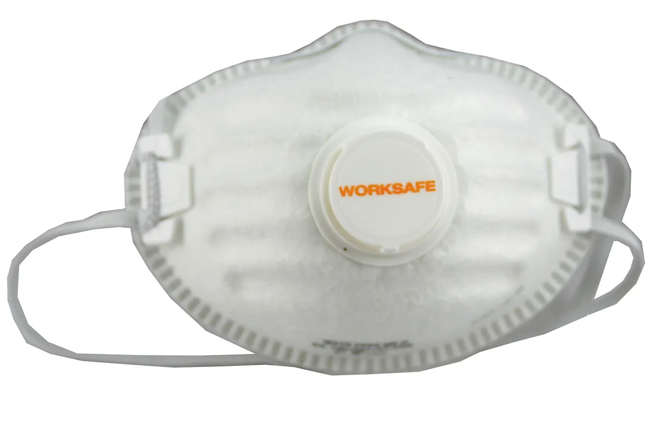 Støvmaske FFP2 med ventil 5-PAKK worksafe