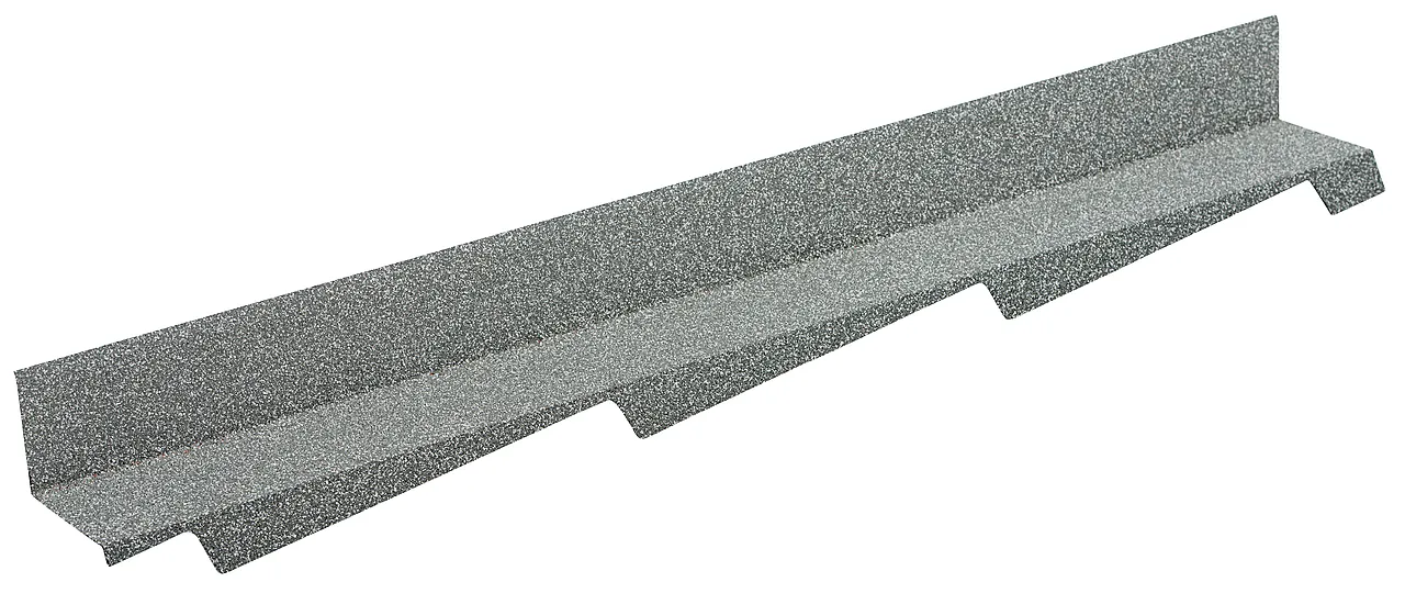 Overgangsbeslag høyre tradition plus grå 1100 mm Overgangsbeslag høyre tradition plus grå 1100 mm