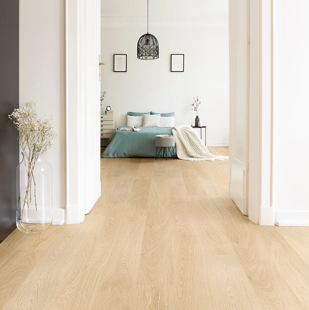 OpusEco Hybridgulv 1-stav Vega lys eik null - null - 2 - Miniatyr