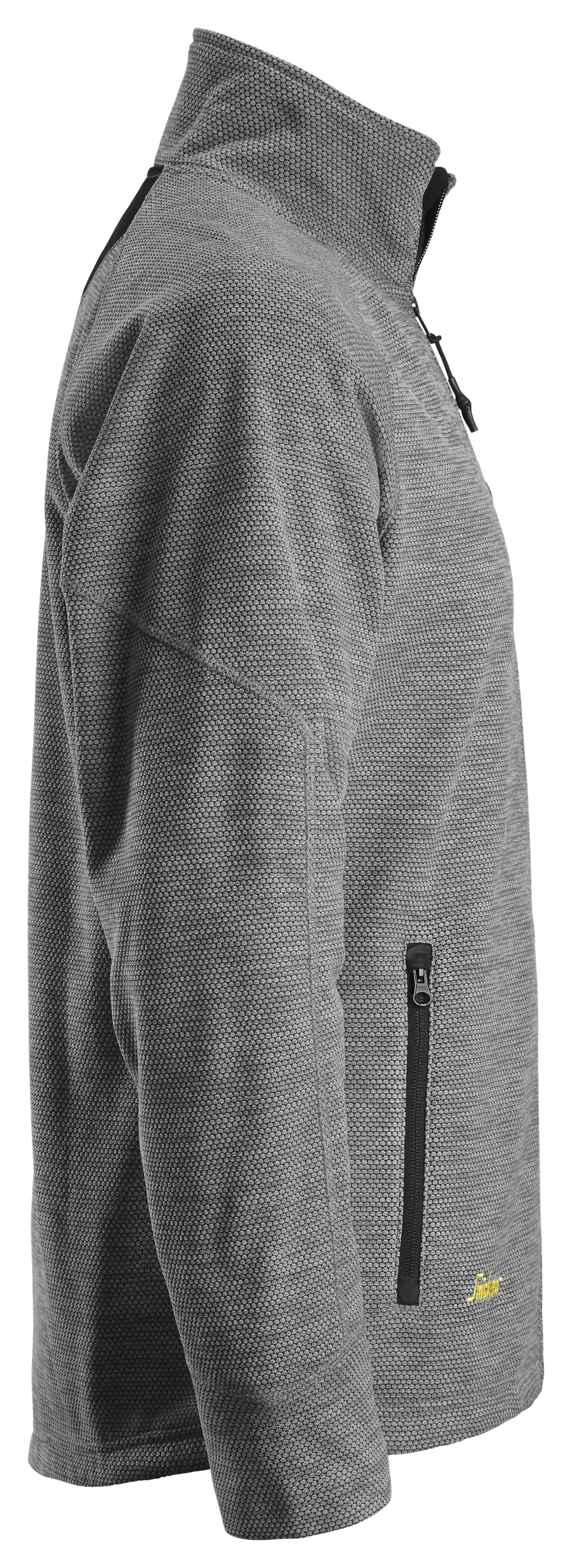 Fleecejakke 8042 grå/sor xl snickers workwear null - XL - 3 - Miniatyr