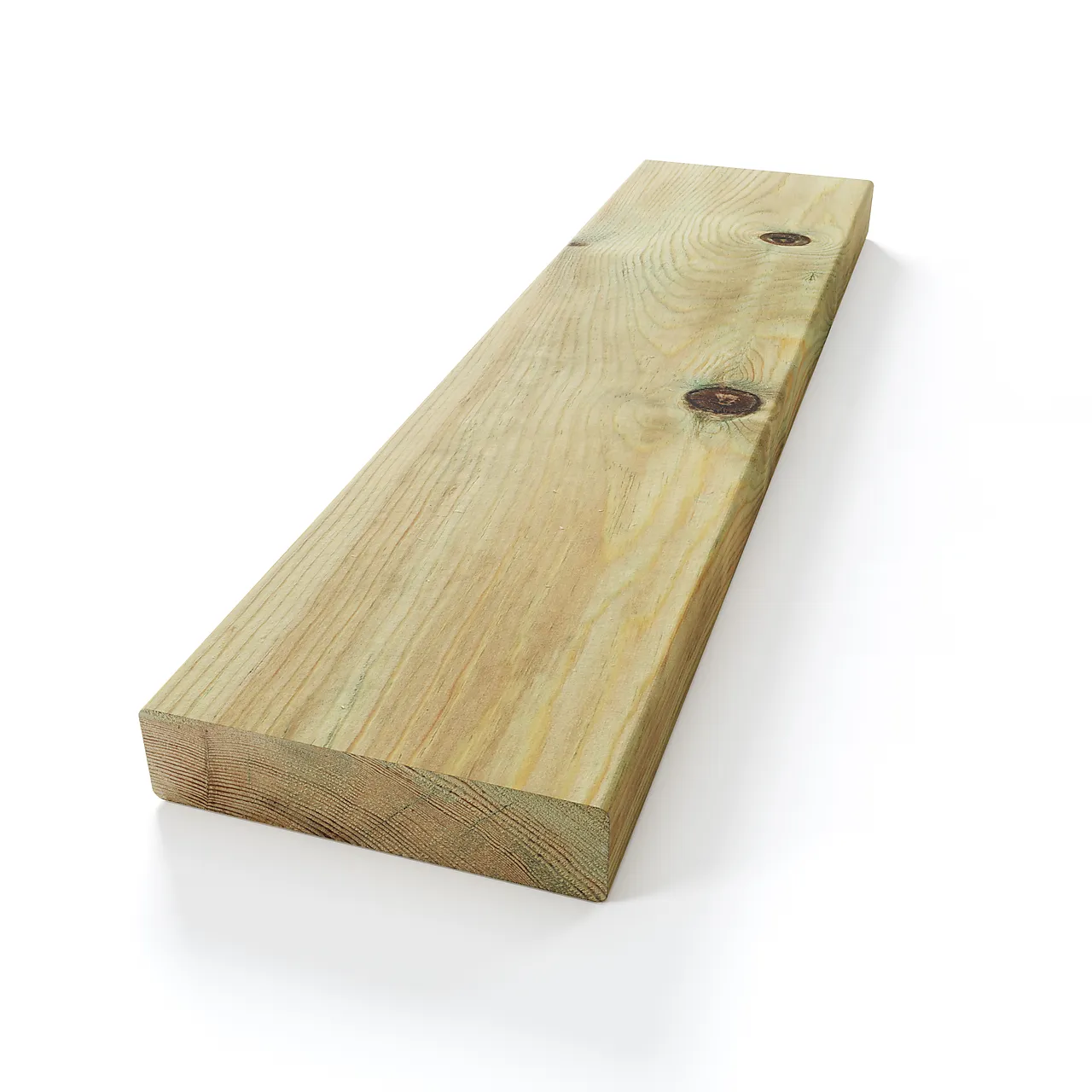 Konstruksjonsvirke C24 impregnert furu 48x198x7200 mm null - null - 2 - Miniatyr