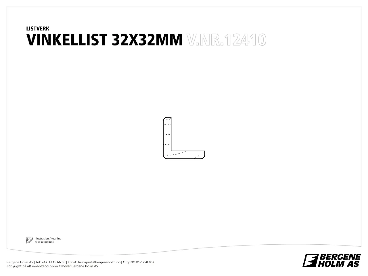 Furu 32x032x2700 vinkel lasert hvit vinkellist 2,7 meter lasert null - null - 2 - Miniatyr