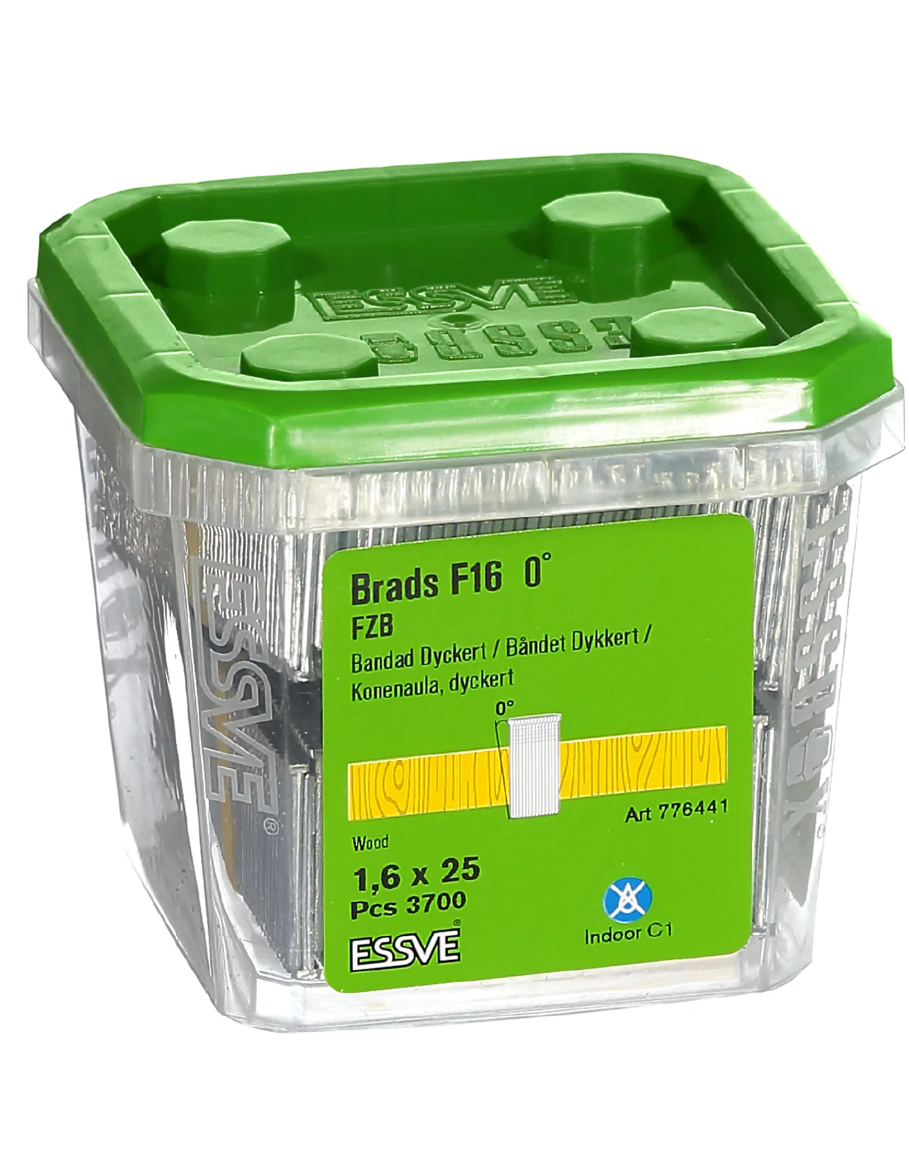 Dykkert spiker 0° F16 1,6 x 25 mm 3700 stk null - null - 2 - Miniatyr