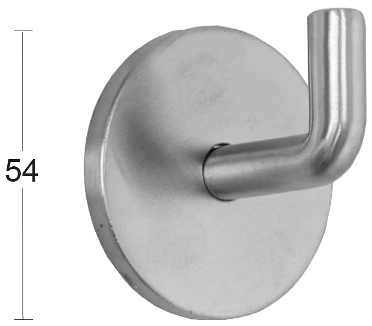 Universalkrok a6 rustfri