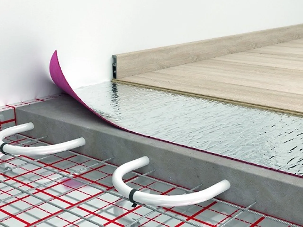 Gulvunderlag Kombi Pluss 1,5 mm, rull 1x8 meter