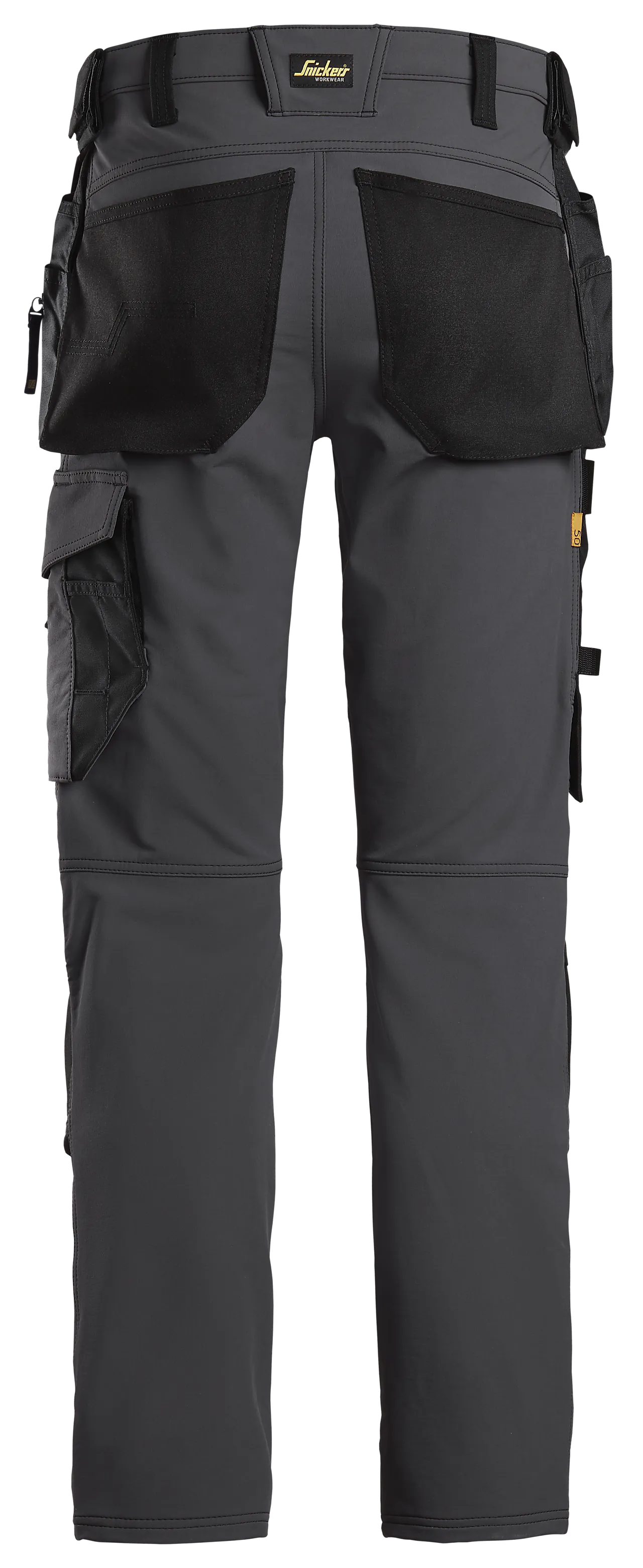 Arbeidsbukse stretch mørk grå/sort str 44 null - null - 2 - Miniatyr