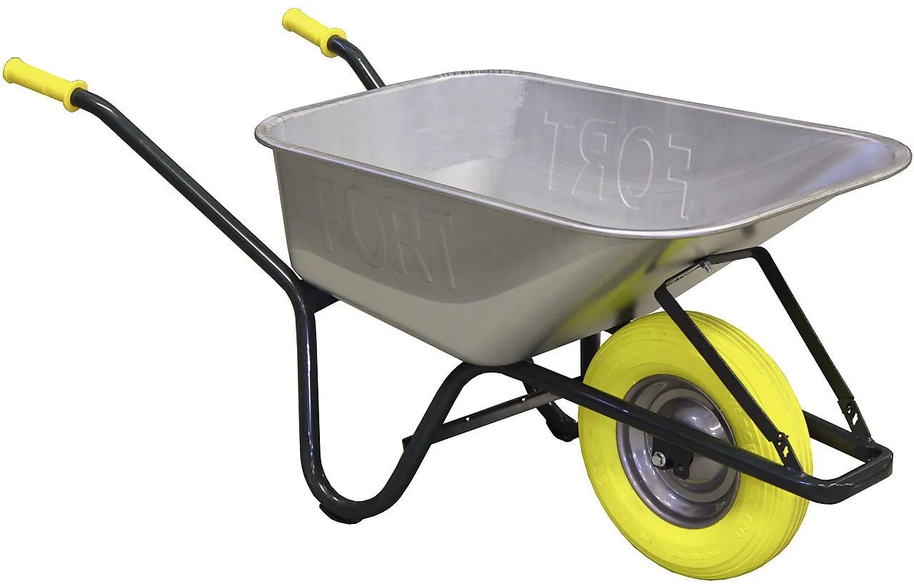 Trillebår galvanisert betong 100 liter