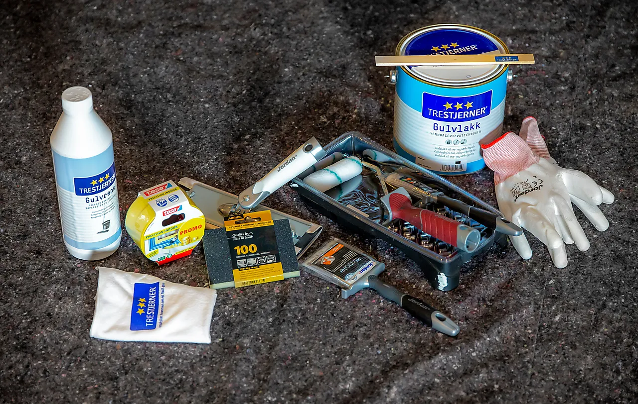 Trestjerner gulvlakk halvblank 0.75 liter null - null - 2 - Miniatyr