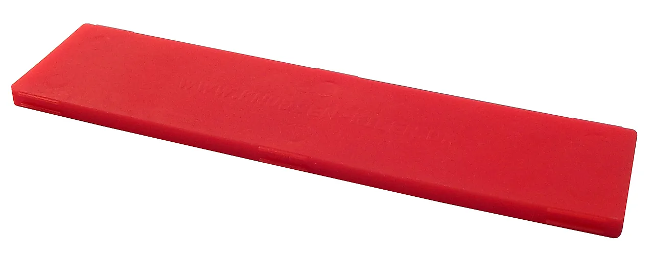 Styrekloss 100 mm rød mm kartong med 500 stk styreklosser 3X22X100 Styrekloss 100 mm rød mm kartong med 500 stk styreklosser 3X22X100