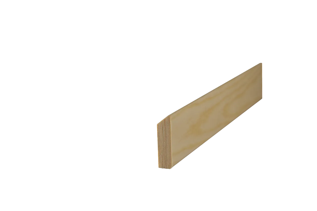 Taklist furu ubehandlet 12 x 44 mm vinkel 38° Taklist furu ubehandlet 12 x 44 mm vinkel 38°