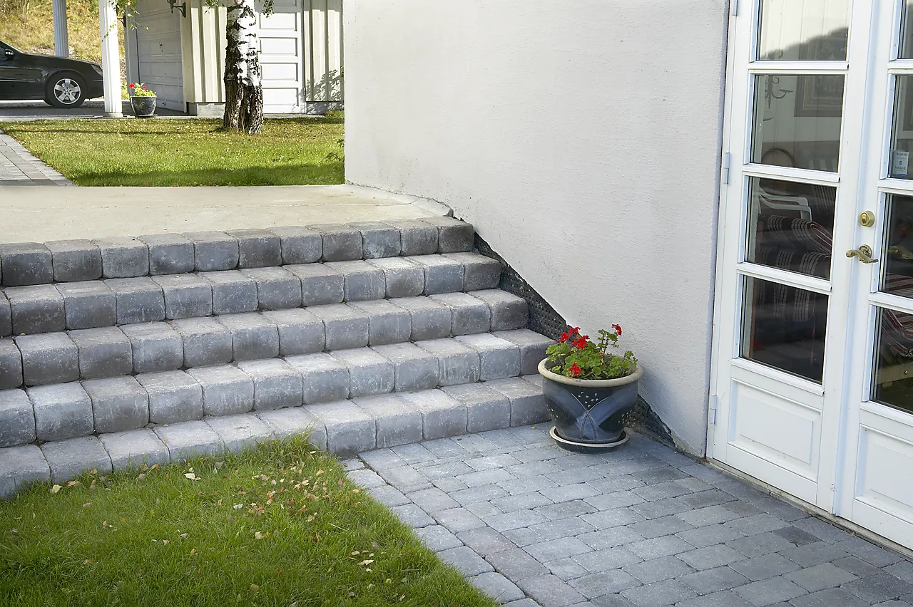 Støttemur ende Rådhus gråmix null - null - 2 - Miniatyr