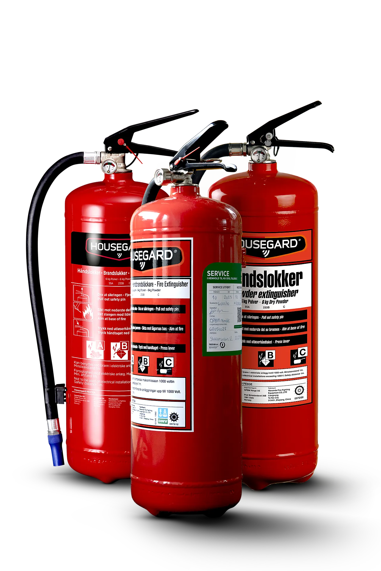 Housegard brannslokker pulver 6kg 43A 233B