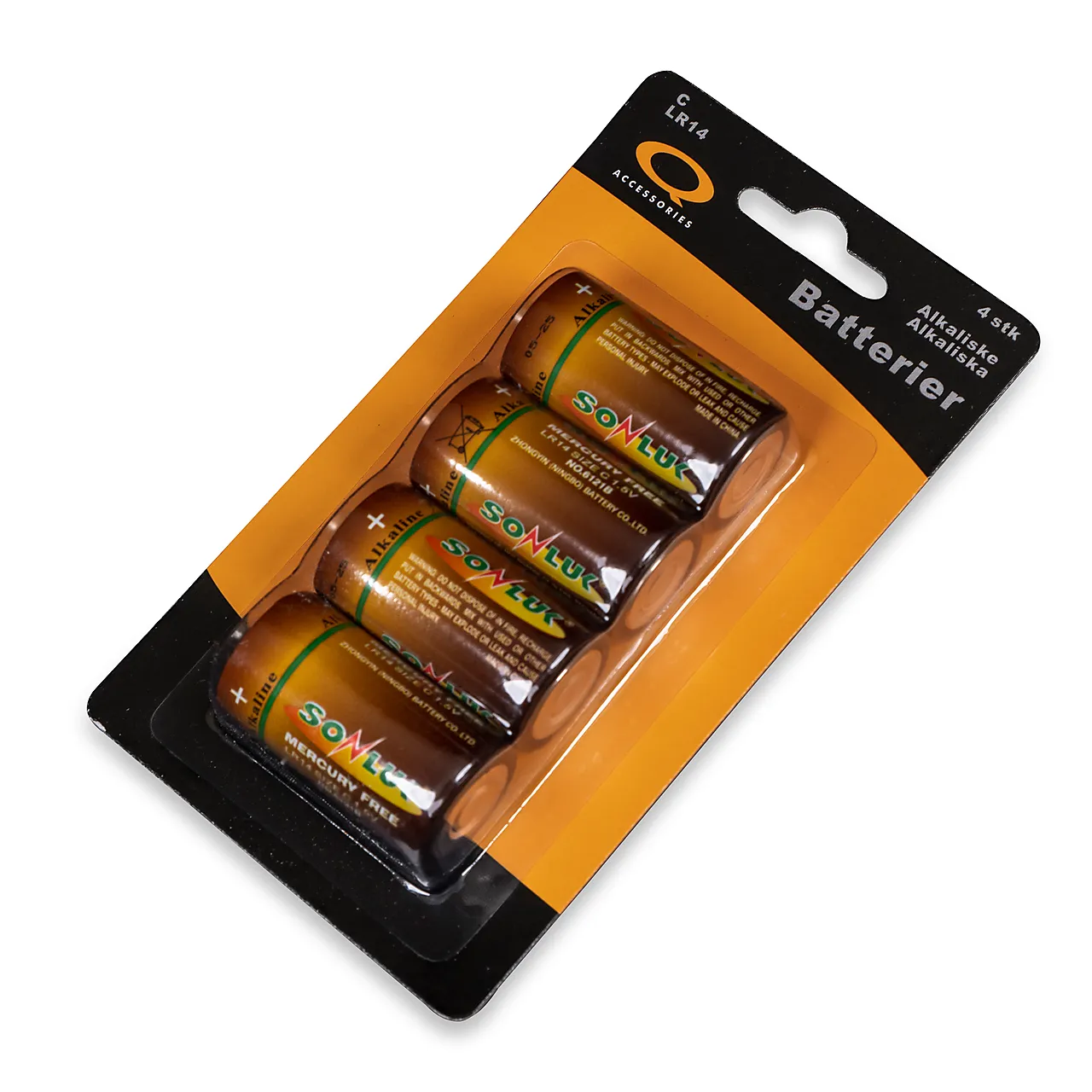 Q-tools batterier lr14 4 stk pr pak Q-tools batterier lr14 4 stk pr pak