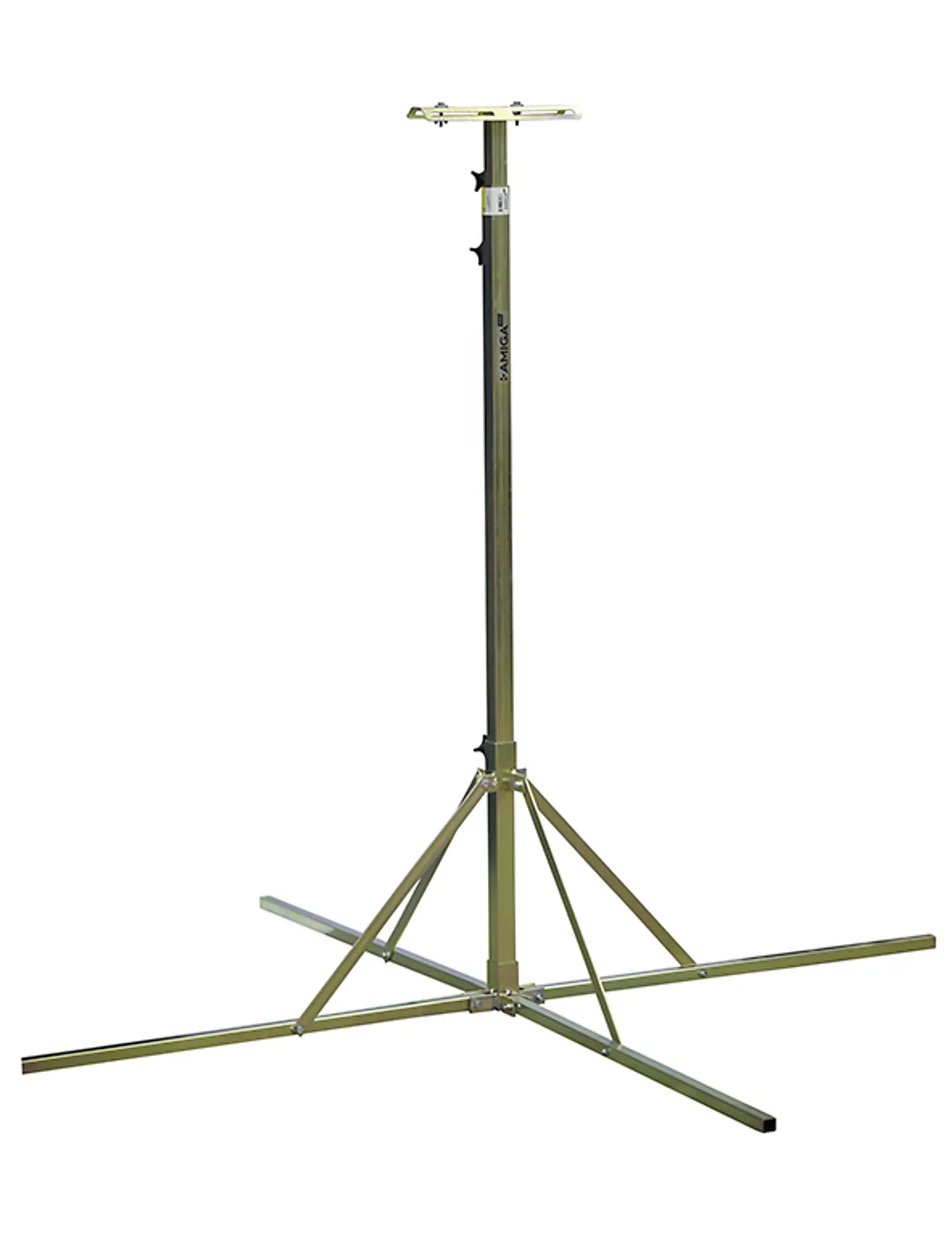 Stativ for lyskaster med festeplate galvanisert