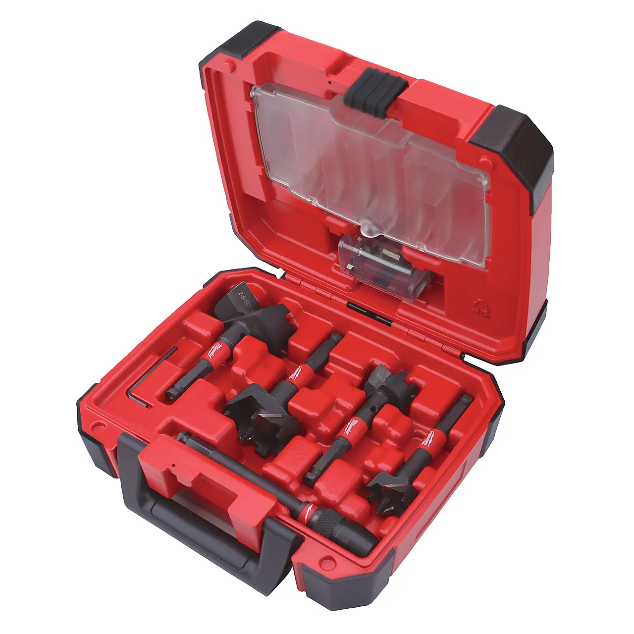 Milwaukee Tredrillsett Selfeed Switchblade 5-deler Milwaukee Tredrillsett Selfeed Switchblade 5-deler