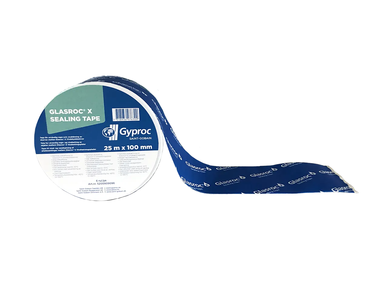 Skjøtetape gips for Glasroc X og Gyproc vindtett 25 m
