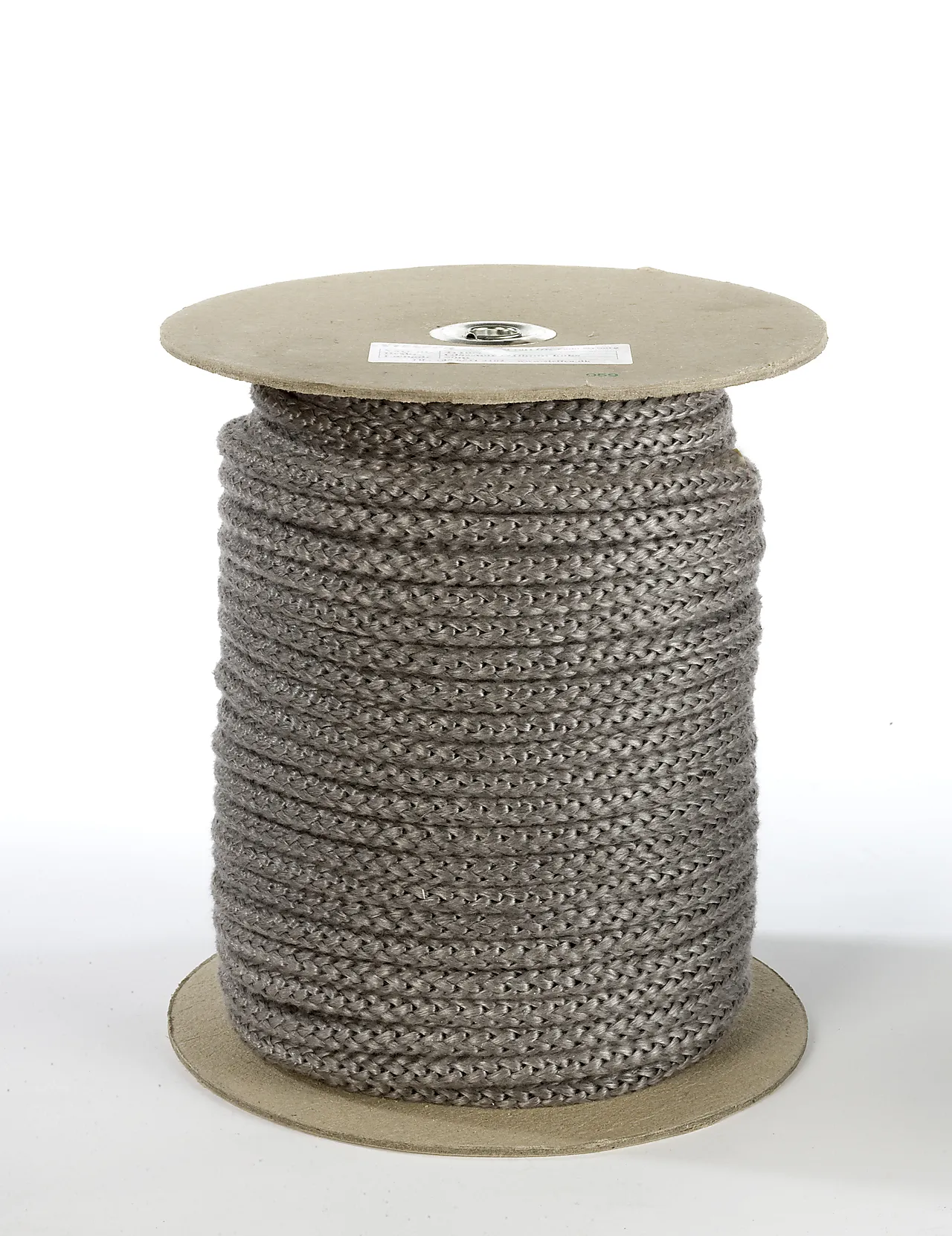 Snor gp 12 mm myk sort 50m-1100°c flettet myk sort