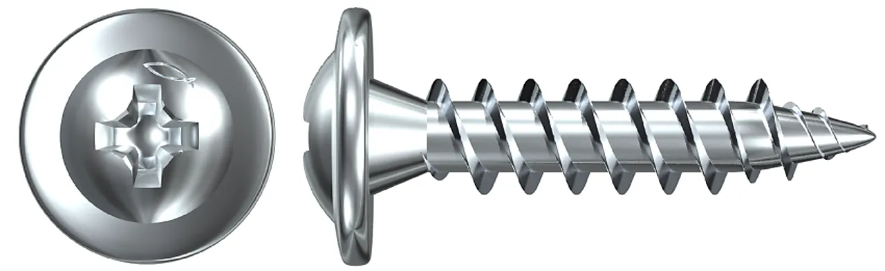 Montasjeskrue elz 4,2x13 mm a 1000 stk fps-fp elforzinket ph2 null - null - 2 - Miniatyr