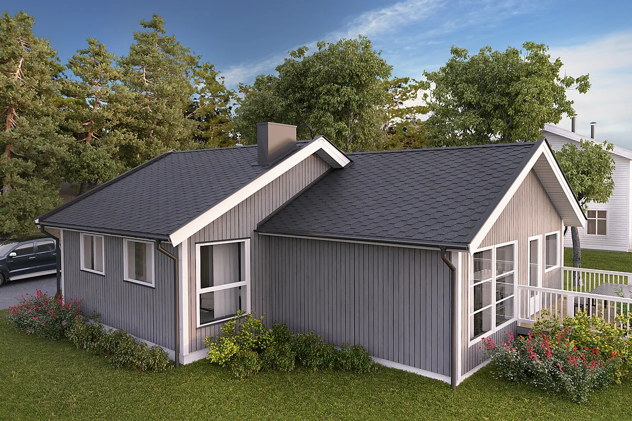 Takshingel skrå rød mataki 3 m2 pr pakke Takshingel skrå rød mataki 3 m2 pr pakke