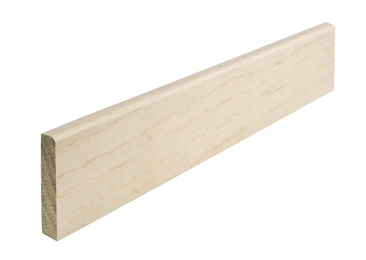 Feielist i eik lakkert vanilla 09x50x1000 mm