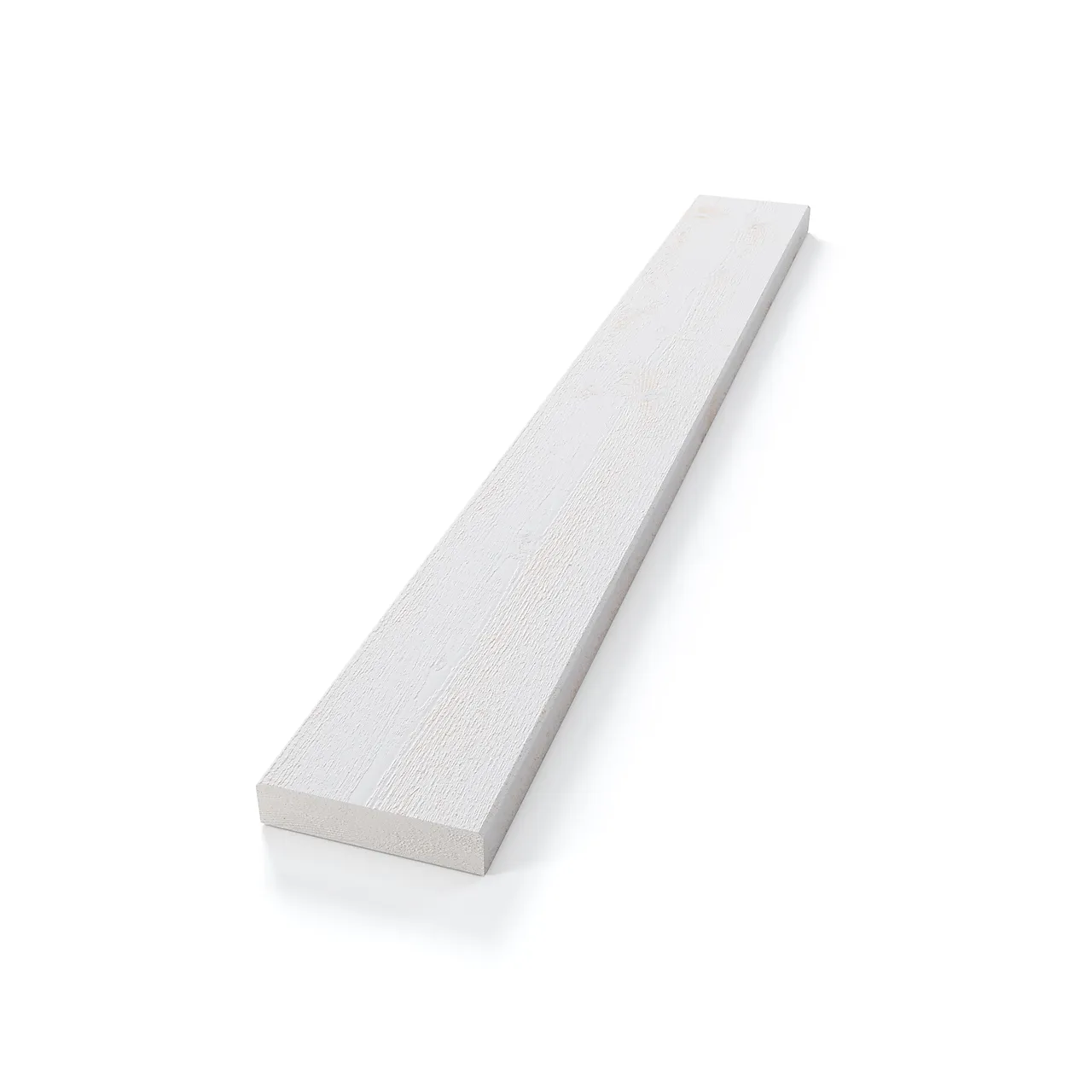 Rektangulær kledning gran grunnet 22x98x4200 mm hvit null - null - 2 - Miniatyr