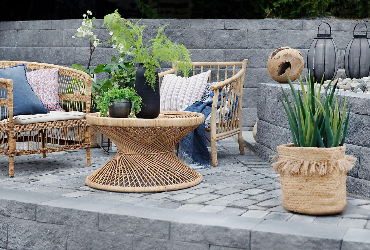 Støttemur vertica normalstein koks mix 45x28x20 cm null - null - 2 - Miniatyr