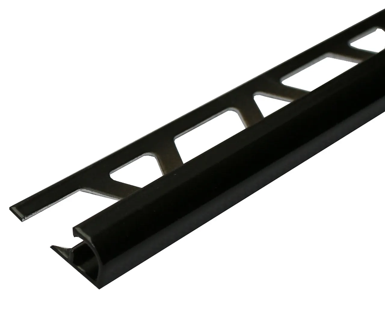 Hjørnelist 10mm alu svart 2,7m