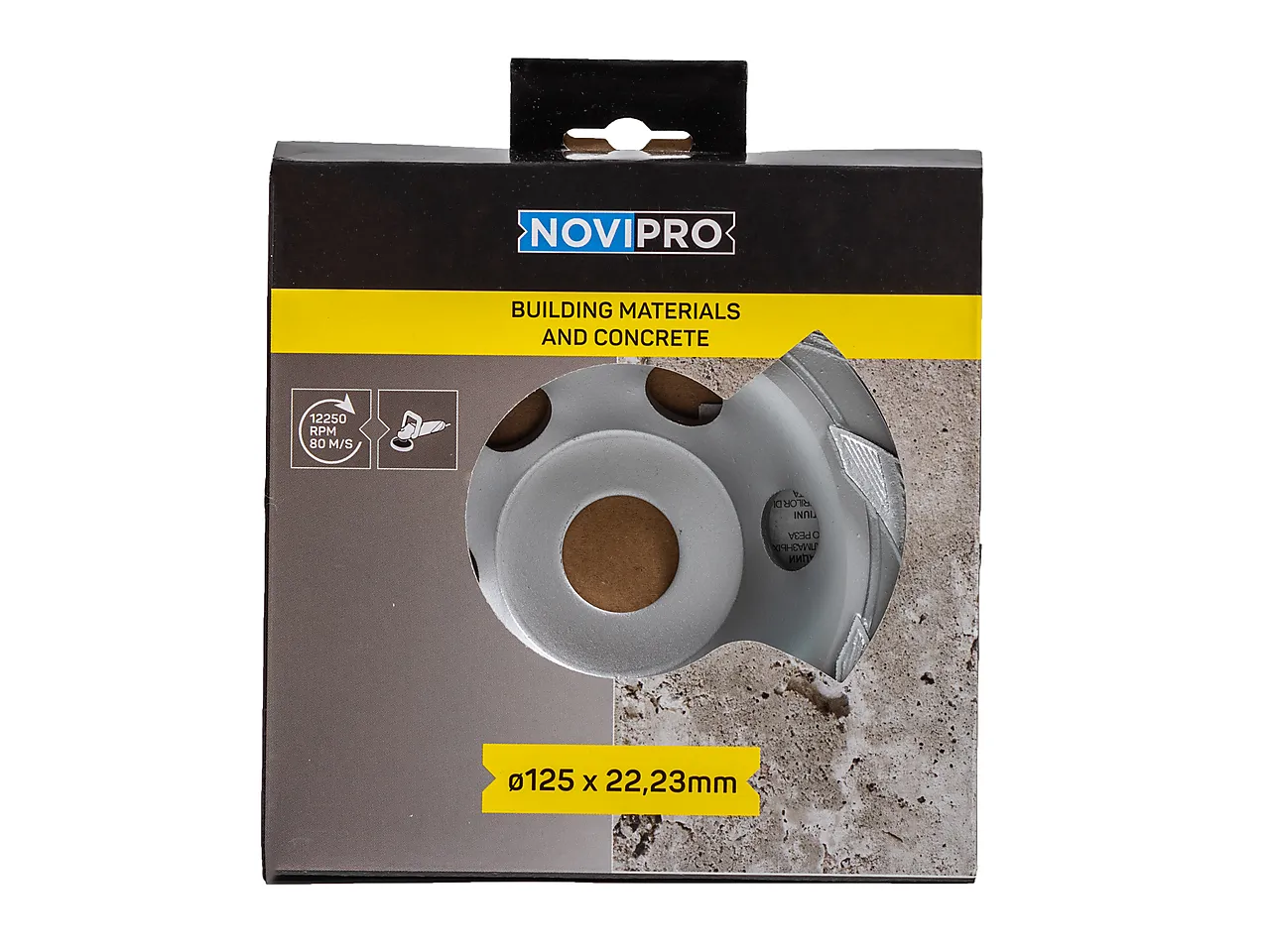 Slipekopp for betong og stein 125x22,23 mm null - null - 2 - Miniatyr