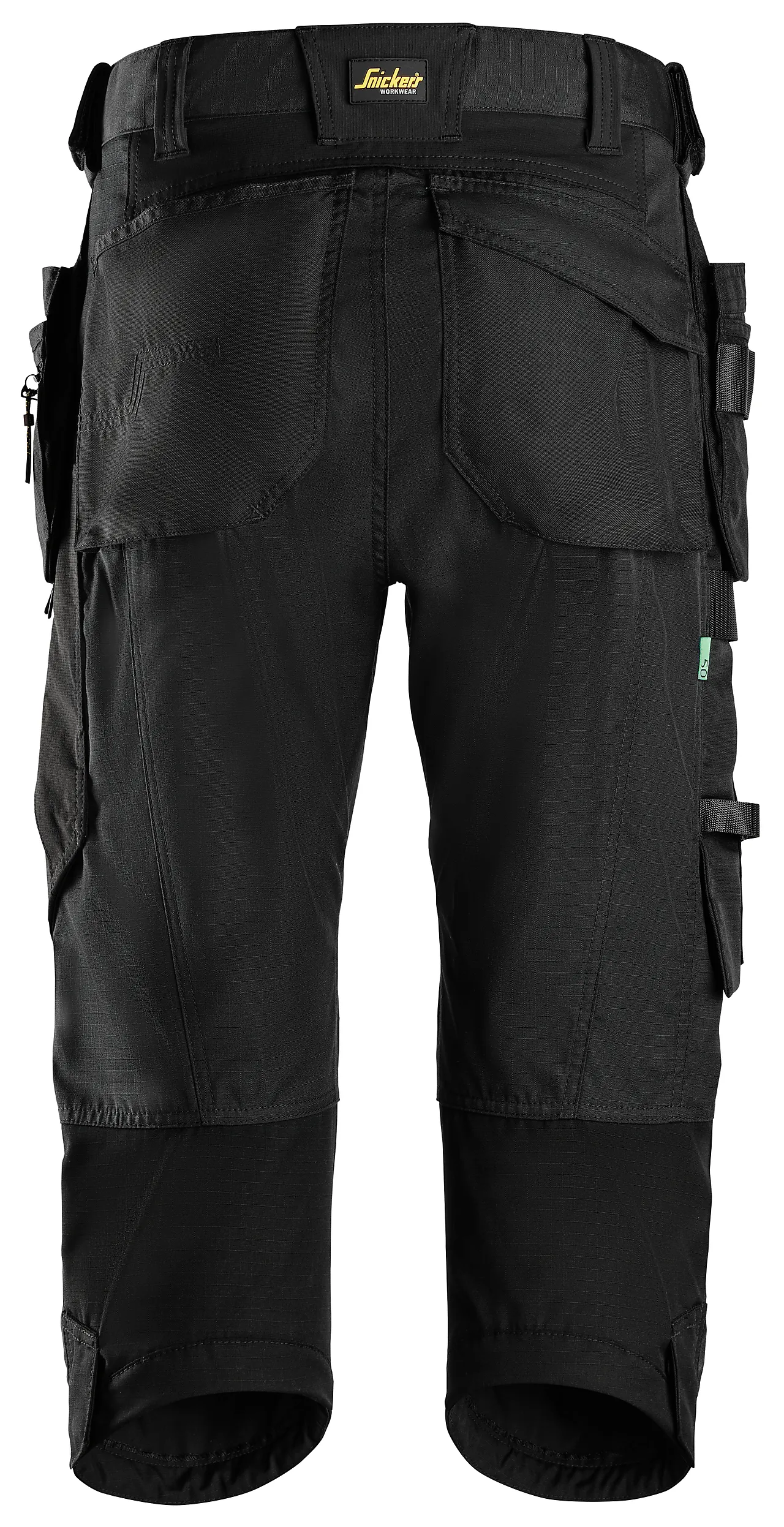 Snickers piratbukse 6905 HP sort/sort str 52 FlexiWork+ Snickers piratbukse 6905 HP sort/sort str 52 FlexiWork+
