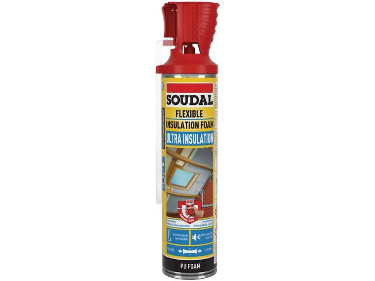 Skum pu genius 600ml flexible insul flexible insulation foam genius