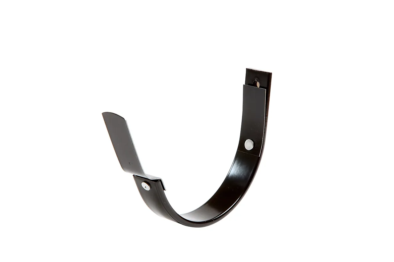 Plannja Rennekrok 70mm kasse med fjær 125 mm Stål Hardcoat Glossy PL20 Mørk Grå Plannja Rennekrok 70mm kasse med fjær 125 mm Stål Hardcoat Glossy PL20 Mørk Grå