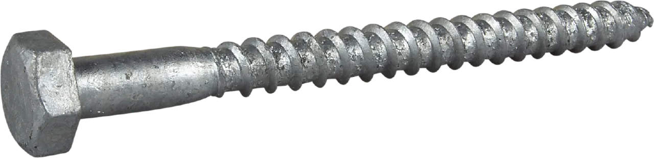 Treskrue fransk sekskanthode 10x120 mm 25 stk