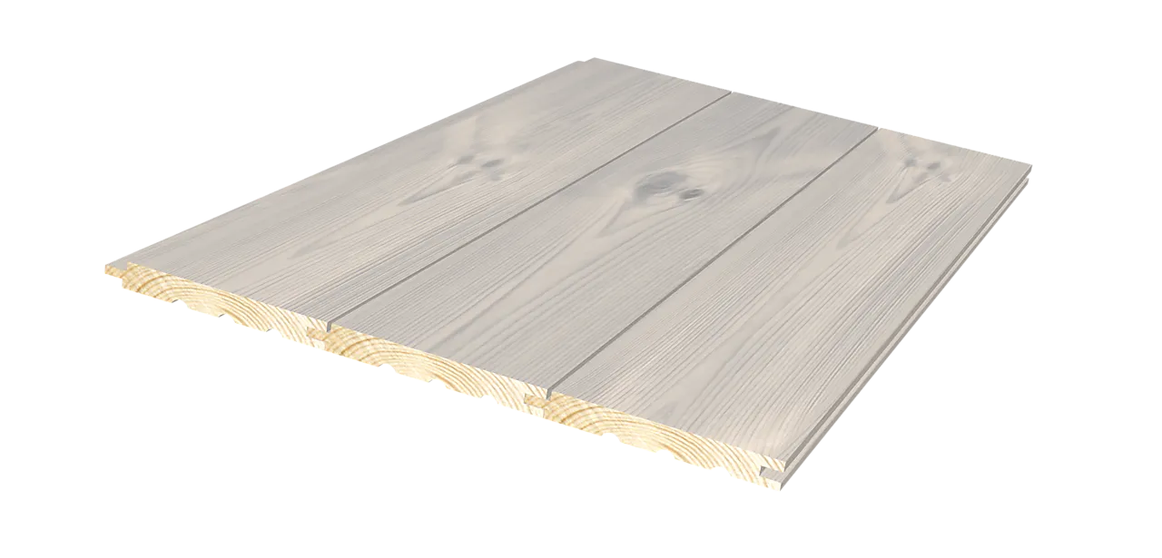 Sprekkpanel 13x120 mm beiset skigårdsgrå furu Sprekkpanel 13x120 mm beiset skigårdsgrå furu