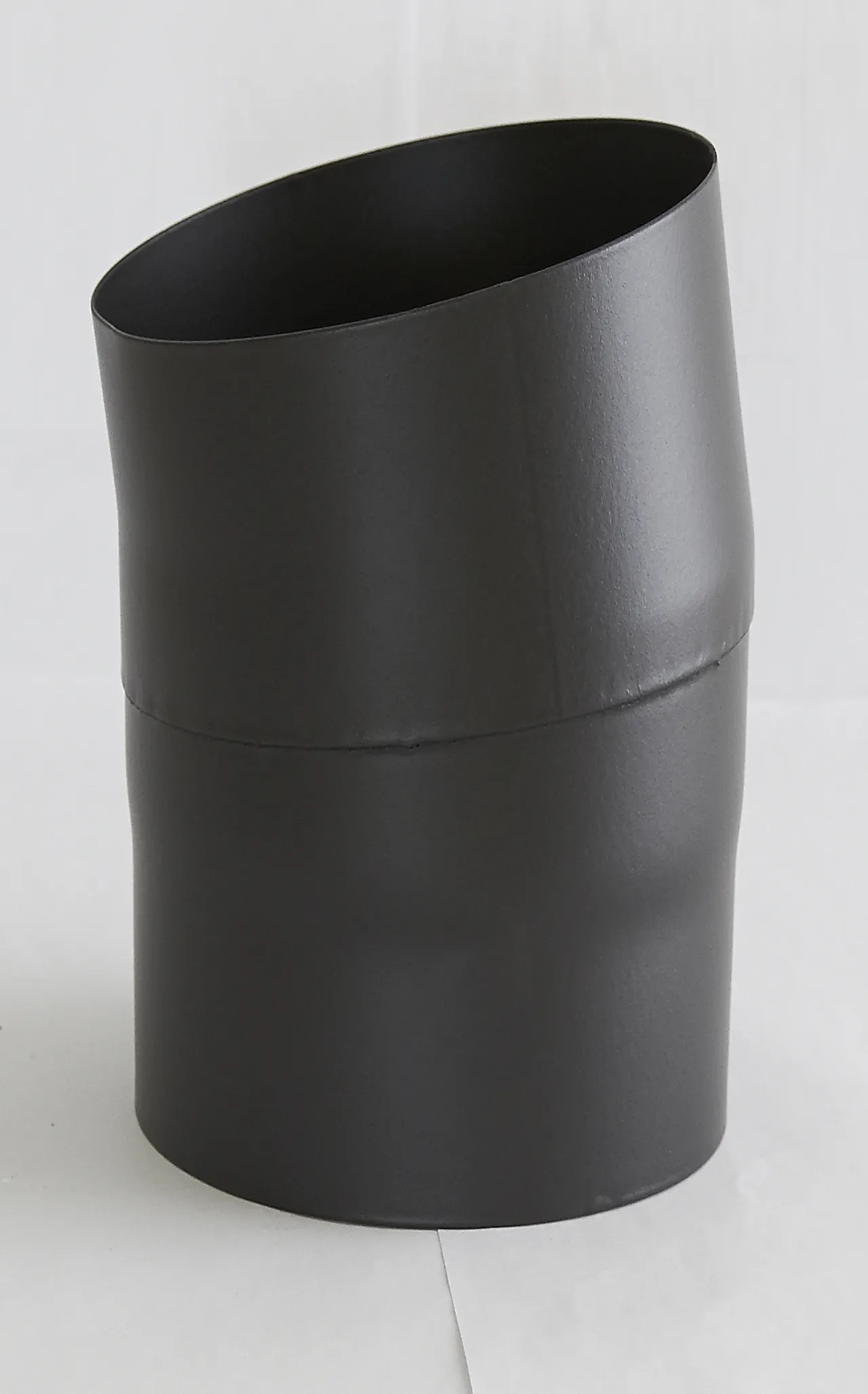 Ovnsrør Ø125 10Gr.Kne U/L Matt Sort Ovnsrør Ø125 10Gr.Kne U/L Matt Sort