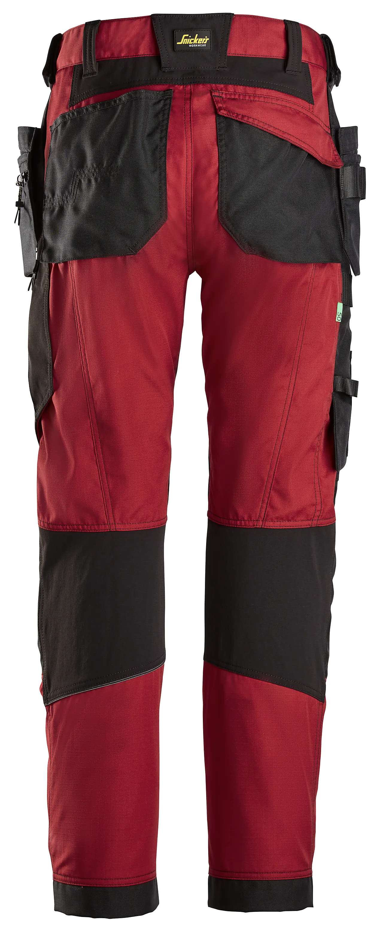 Bukse  FlexiWork+ mørk rød/sort str 58 null - null - 3 - Miniatyr