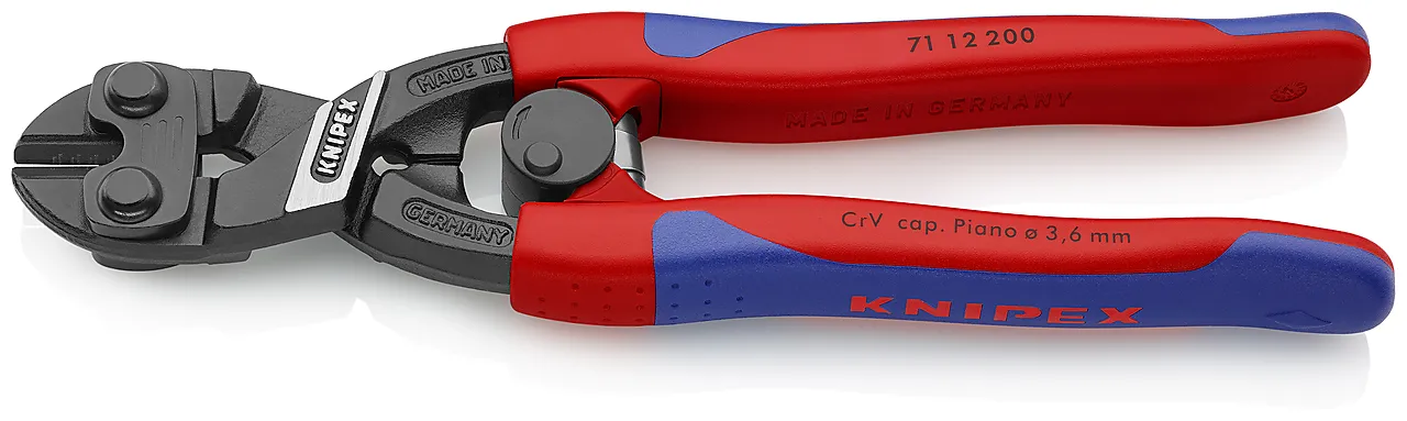 Kraftavbiter 71 200 sb cobolt comfort med fjær knipex 200 mm 12