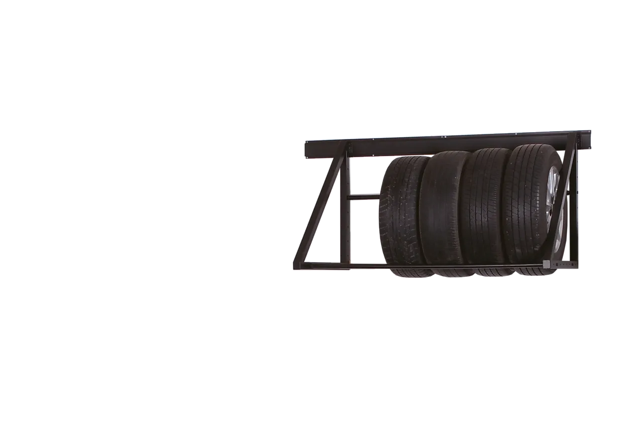 Dekkhylle veggmontert justerbar 92-148 cm