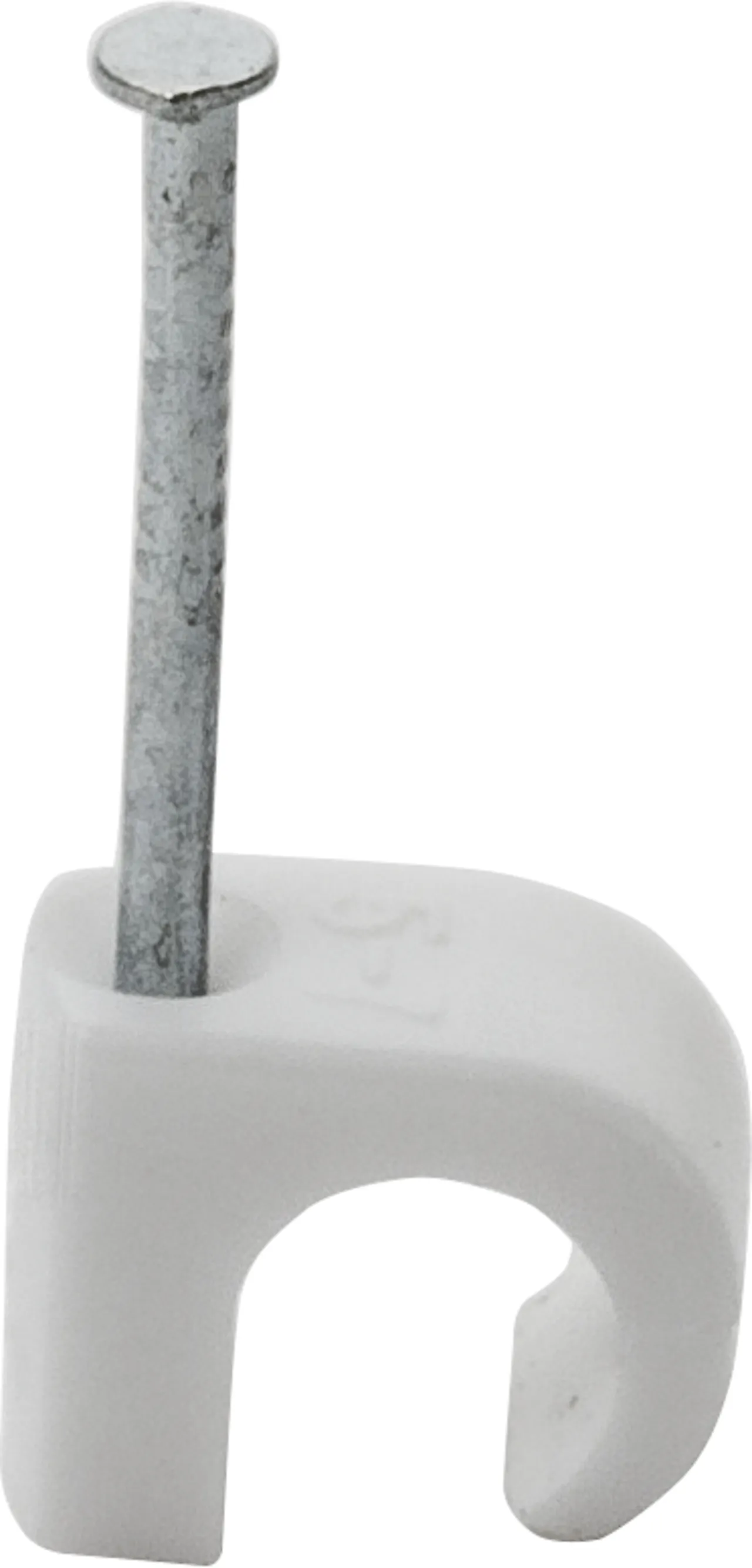 Klammer 7-10 mm tc hvit f/rund f/rund le 100 stk