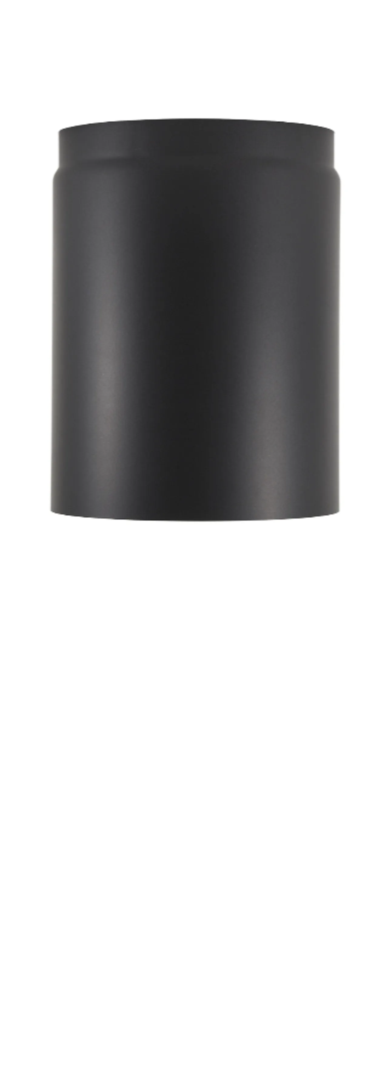 Røykrør ø150 l200 rett mbe matt sort emalje 2,3mm Røykrør ø150 l200 rett mbe matt sort emalje 2,3mm