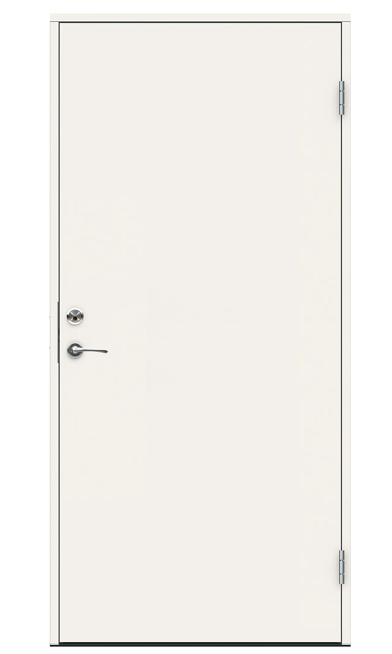 Bering ytterdør 100x210 cm venstrehengslet hvit Bering ytterdør 100x210 cm venstrehengslet hvit