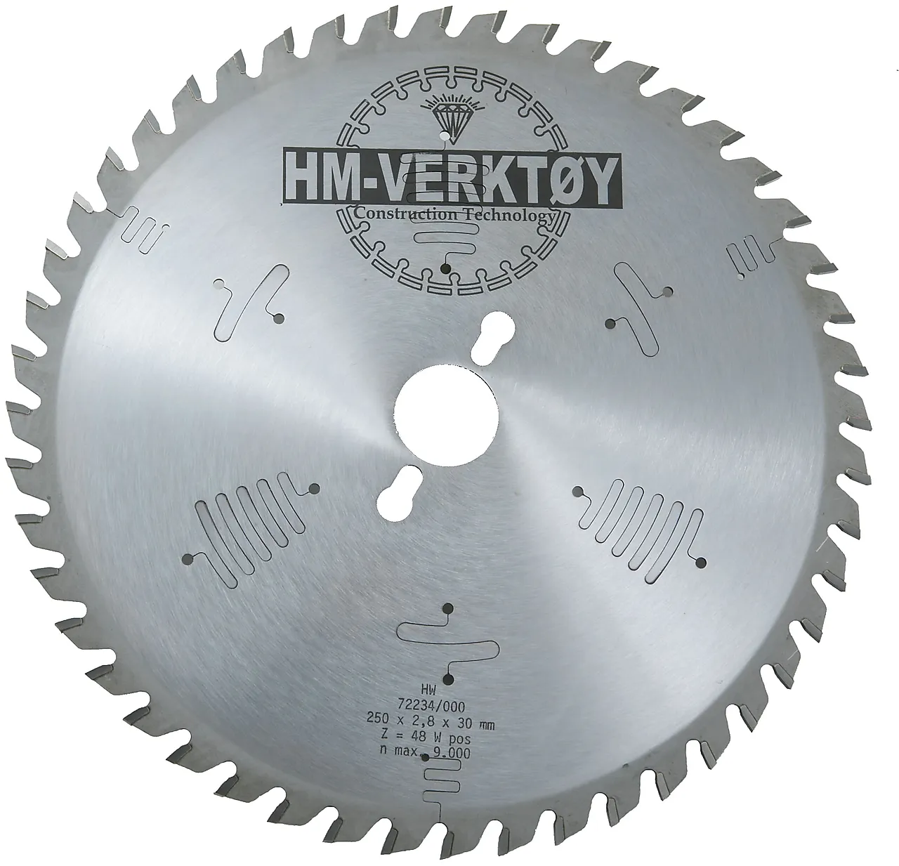 Sagblad gjæring demp. Ø204/z48ø204x2,4/1,6x30 z48 w